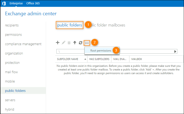 Accessing the Root permissions settings.