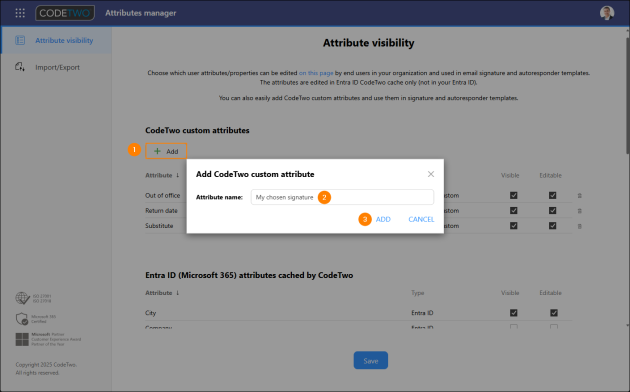 Creating a custom attribute whose value (selected by users) will determine signature choice.