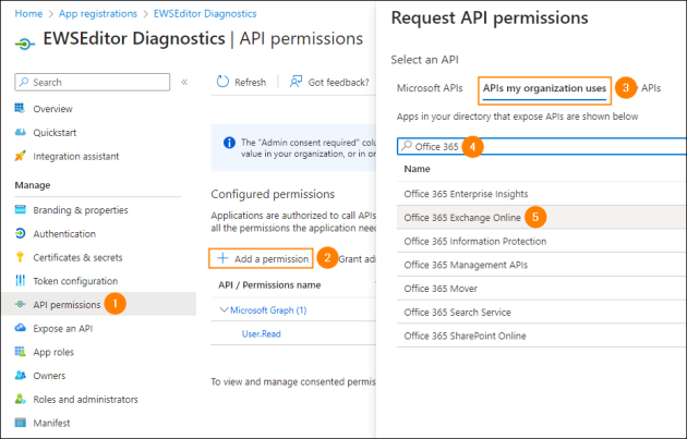 Selecting an API that the app’s going to use.