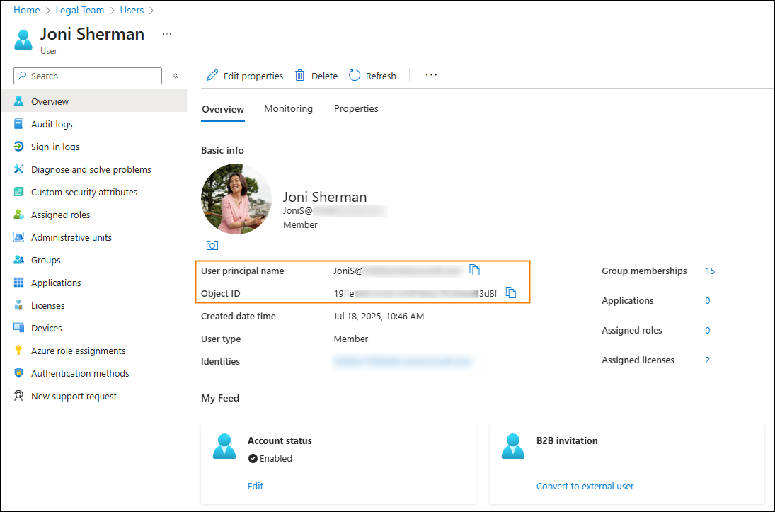 How to confirm a user's Entra ID (Azure AD) group membership with