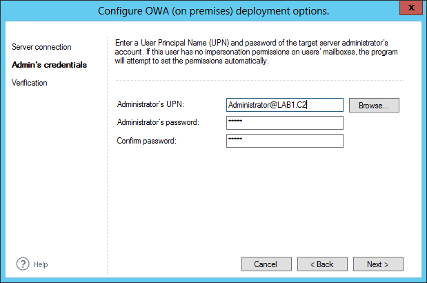 Email Signatures - Admin's credentials.