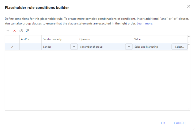 Email signatures - Design your signature - Conditional placeholders ...