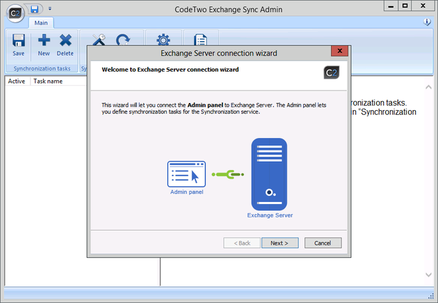 ES - Admin's Panel connection wizard.