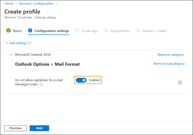 Disabling the native signature feature in Outlook for Windows.
