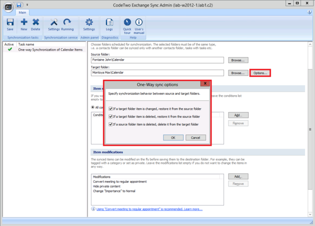 ES - Restore folders options.