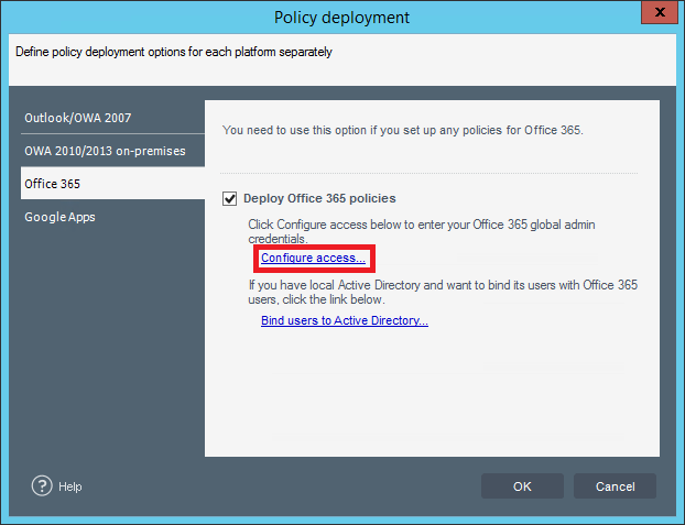 Email Signatures - O365 access conf.