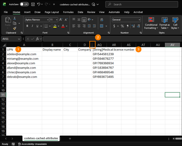 Bulk editing your custom attribute for chosen users.