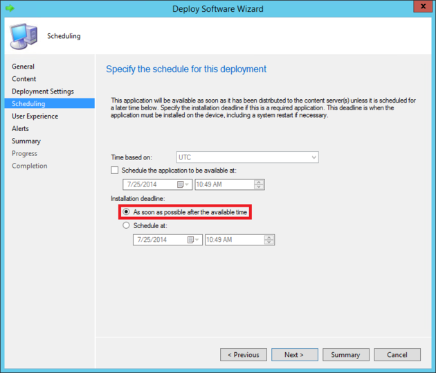 Email Signatures - Scheduling the deployment.