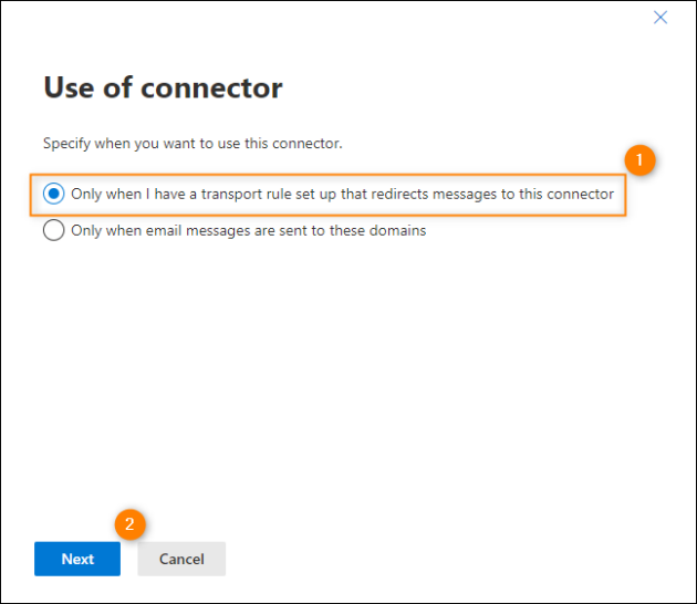 The reconfiguration of a smart host's outbound connector.