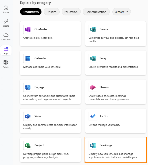 CodeTwo & Microsoft Bookings integration - Launching Bookings