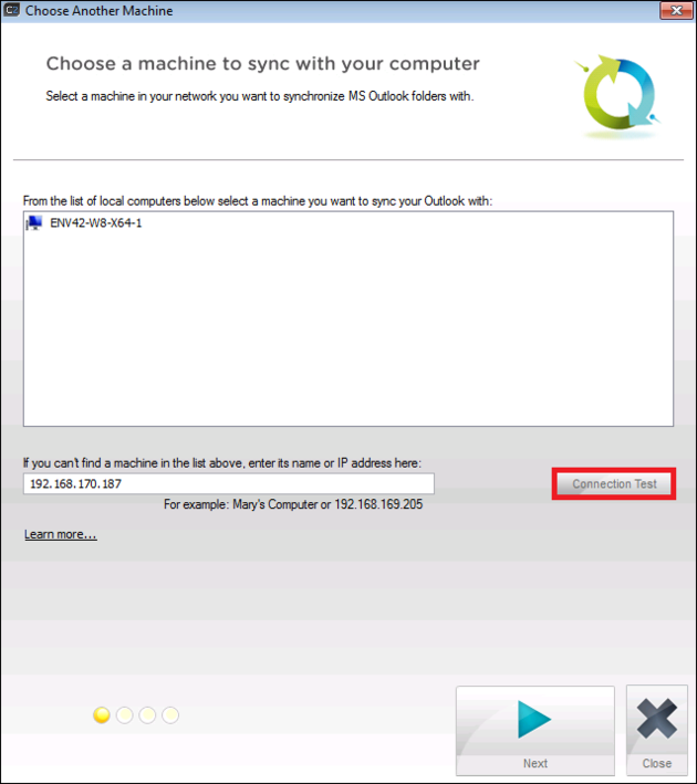 OS - Test connection.
