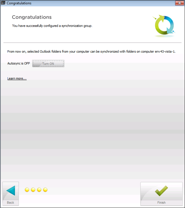 OS - Sync group created.