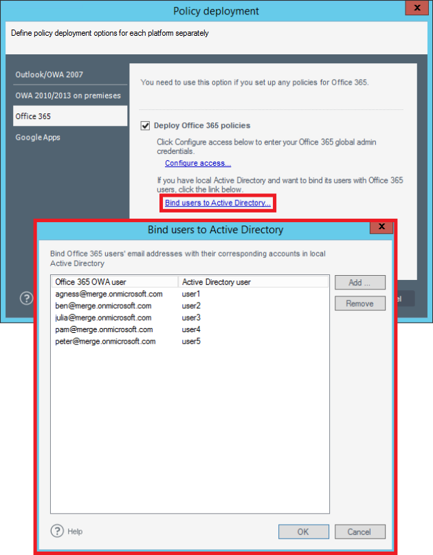 Email Signatures - Bind O365 users.