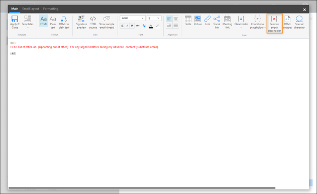 Remove empty placeholder.