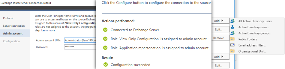 CodeTwo Office 365 Migration - Configuring a migration job