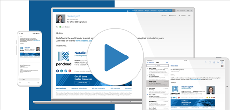 CodeTwo Guides videos - Company-wide email signatures