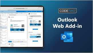 CodeTwo tutorial: Signatures Web Add-in for Outlook