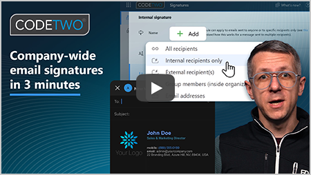 The fastest way to automate email signatures in Microsoft&nbsp;365