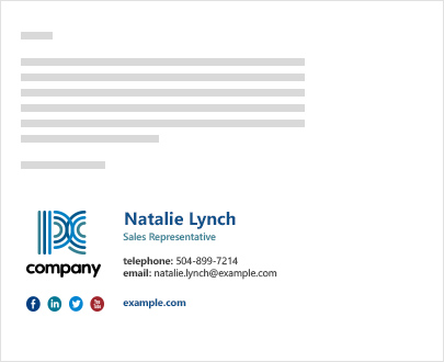 White spaces in the signature removed automatically