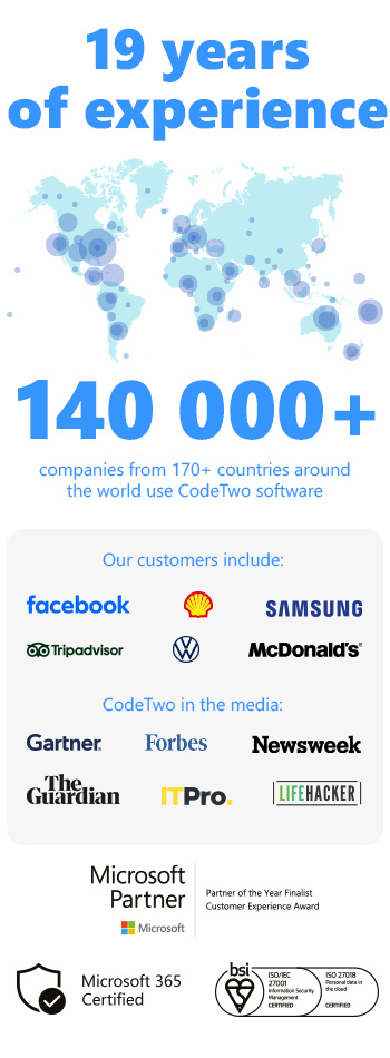19 years of experience - CodeTwo Email Signatures 365