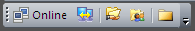 CodeTwo Public Folders toolbar in Online mode