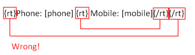 incorrect (nested) usage of RT control tags