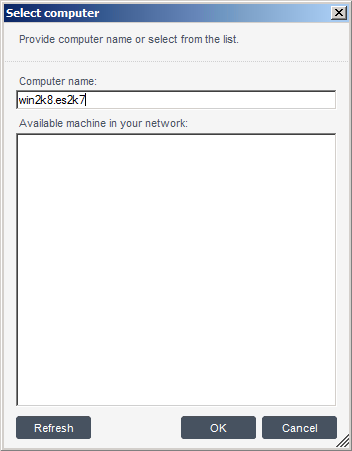Defining the Remote server. Defining the Remote server.