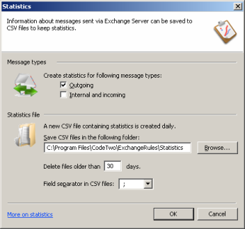 The statistics tool