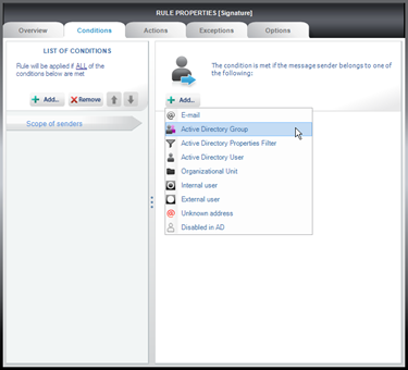 Choose Administrators' Group.