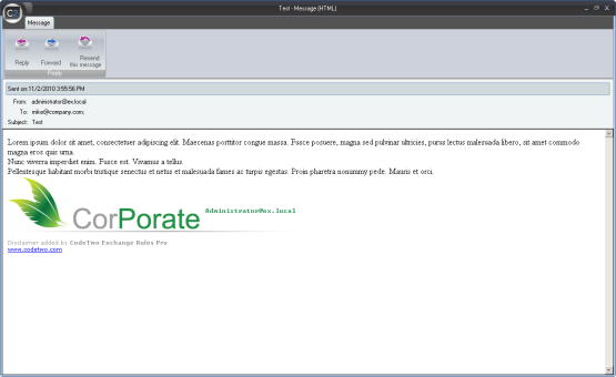 Test email.
