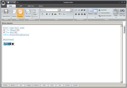 Example use of Remove Text Tag.