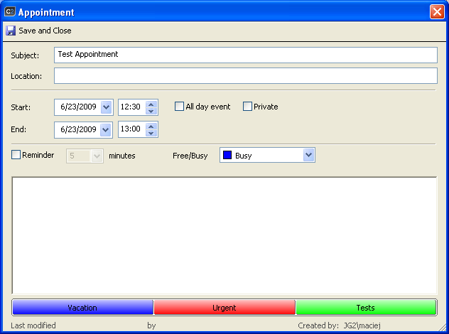 Filling out entry data.