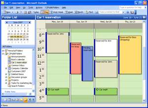 Public resource booking in Outlook