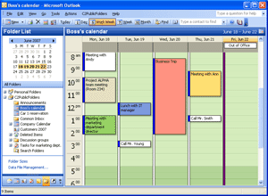 Share claendars in Outlook