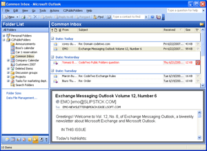 Sharing company mail in Outlook