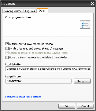 Outlook Add-in settings - Other tab Outlook Add-in settings - Other tab