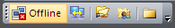 CodeTwo Public Folders toolbar in Offline Mode