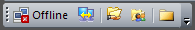 CodeTwo Public Folders toolbar in Offline mode