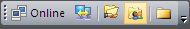 Other users' shared folders button on the CodeTwo Public Folders toolbar